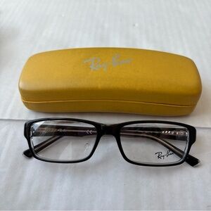 Ray-Ban Polished Black Clear Eyeglasses FRAMES w/Case - RB5169 2034 54-16-140